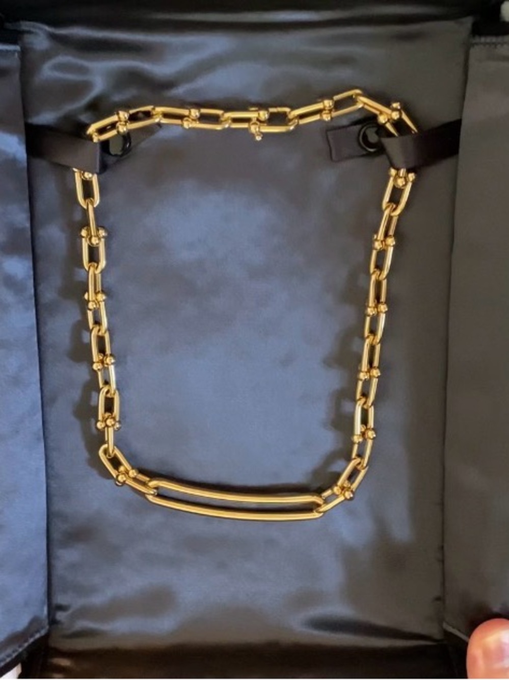 Tiffany HardWear Link Necklace in Yellow Gold